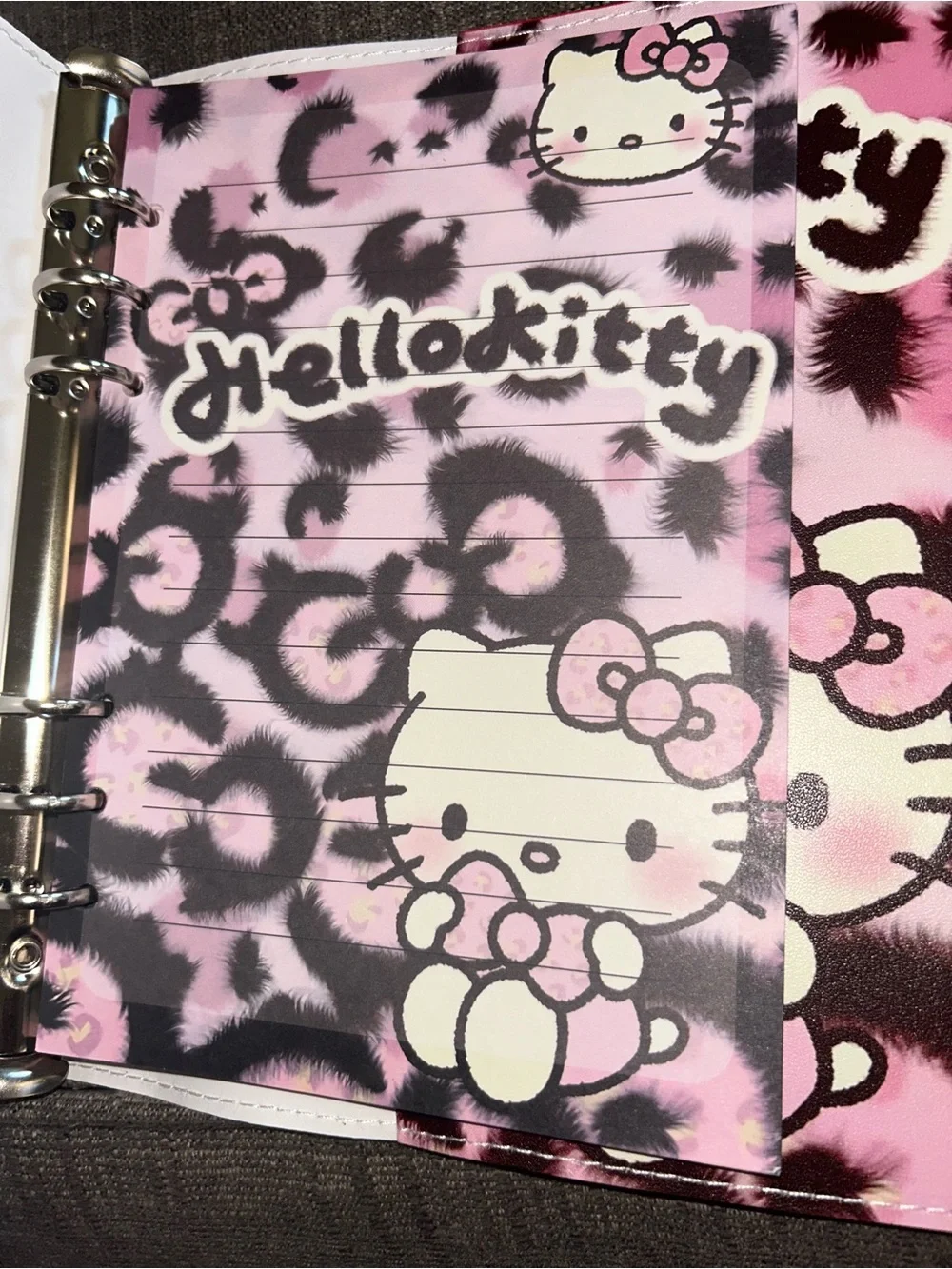 Hello Kitty A5 soft Binder with Paper